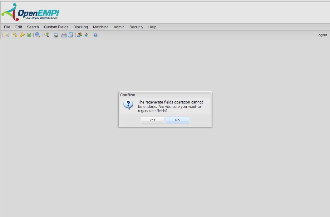 Regenerate Custom Fields screenshot