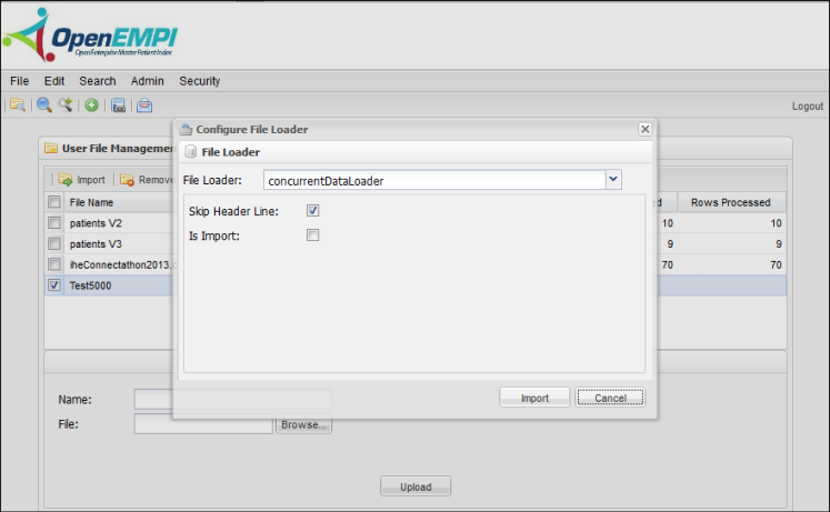 File screenshot