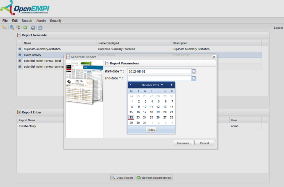 Report Generator screenshot